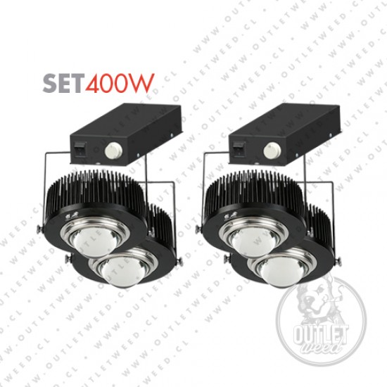 Second Sun | Kit 400W | 4 lentes COB Luminus | Helios Corporate
