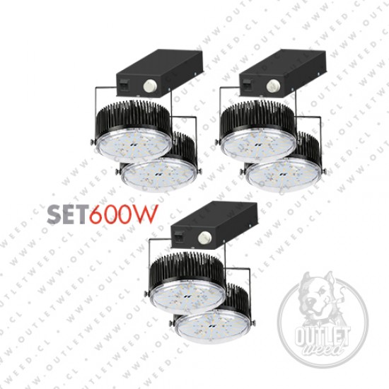 Second Sun | Kit 600W | 6 lentes SMD Quantum Board | Helios Corporate