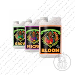 Fertilizante Base | Micro + Grow  + Bloom | 1 lt. c/u | Advanced Nutrients
