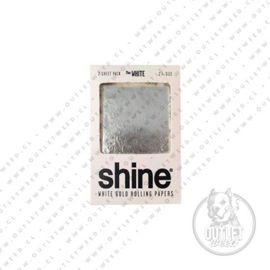 Papel | de Oro | The White 24KT | 2 unidades | Shine