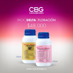 Promo Cannabiogen | Pack Delta Floración | 500ml. | Cannabiogen