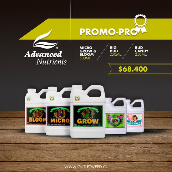 Promo Pro Advanced | Tripack 500 ml. + Big Bud 250 ml. + Bud Candy 250 ml.