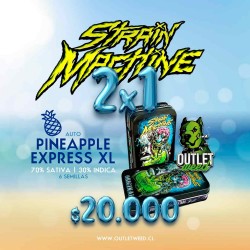 Promo 2x1 | Pineapple Express XL | Auto | 6 semillas | Strain Machine