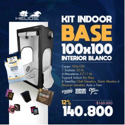 Kit Indoor Helios | Base | Interior Blanco | 100 x 100