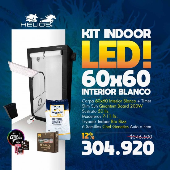 Kit Indoor Helios | Led | Interior Blanco | 60 x 60