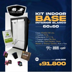 Kit Indoor Helios | Base | Interior Blanco | 60 x 60