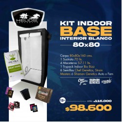 Kit Indoor Helios | Base | Interior Blanco | 80 x 80