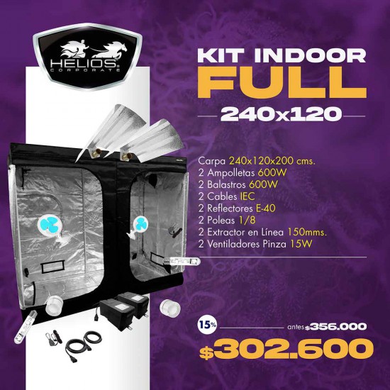 Kit Indoor Helios | Completo | 240 x 120