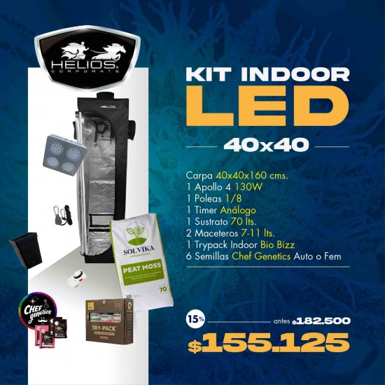 Kit Indoor Helios | Led | 40 x 40