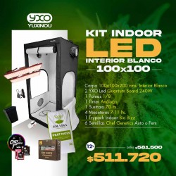 Kit Indoor YXO | Led | Interior Blanco | 100 x 100